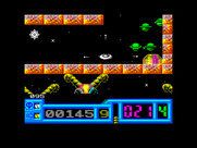 Netherworld for ZX Spectrum - Shoot the green things if you can!
