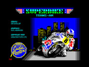 Super Bike TransAm for ZX Spectrum - Loading screen.