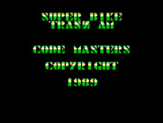 Super Bike TransAm for ZX Spectrum - The first of several credit screens.