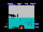Super Bike TransAm for ZX Spectrum - Oops, I ran off the track...