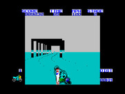 Super Bike TransAm for ZX Spectrum - Turning to stay on the road...