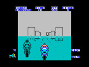 Super Bike TransAm for ZX Spectrum - Don't hit opponents, it will cost valuable time...