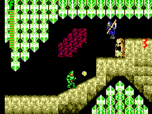 Ghouls 'N Ghosts Sega Master System Screenshot: Incoming opponents...