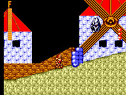 Ghouls 'N Ghosts for Sega Master System - Avoid those bouncing skulls...