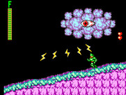 Ghouls 'N Ghosts for Sega Master System - Avoid the lightning bolts!