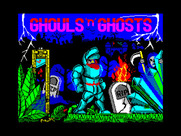 Ghouls 'N Ghosts for ZX Spectrum - Loading screen.