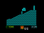 Ghouls 'N Ghosts for ZX Spectrum - Second level start; don't get crushed!