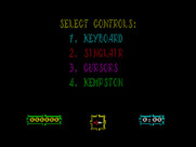 Ghouls 'N Ghosts for ZX Spectrum - Controls selection.
