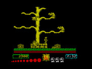 Ghouls 'N Ghosts for ZX Spectrum - Vultures attack!