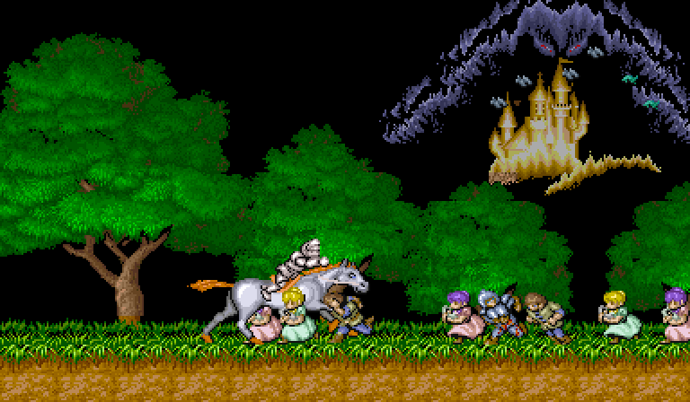 Ghouls 'N Ghosts Arcade Screenshot: Introduction continued...