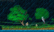 Ghouls 'N Ghosts for Arcade - It's gotten a little windy!