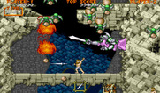 Ghouls 'N Ghosts for Arcade - There are some narrow areas you need to navigate.