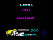 Lorna for ZX Spectrum - Get ready for level 1!