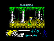 Lorna for ZX Spectrum - Game start.