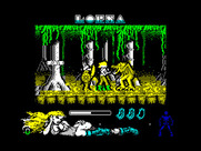 Lorna for ZX Spectrum - Uh oh, I'm surrounded!