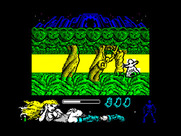 Lorna for ZX Spectrum - Avoiding obstacles...