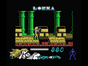 Lorna for MSX - Don't fall off of the platforms here!
