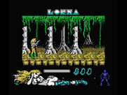 Lorna for MSX - Game start.