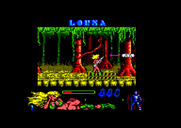 Lorna for Amstrad CPC - Quick, duck under the arrows!