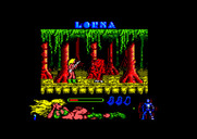 Lorna for Amstrad CPC - Some tougher enemies appear.