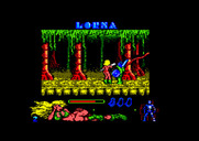 Lorna for Amstrad CPC - Game start.