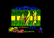 Lorna for Amstrad CPC - The forest can get dense, lookout!