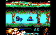 Lorna for IBM PC/Compatibles - Flying through a forest...