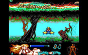 Lorna for IBM PC/Compatibles - There are numerous obstacles to dodge here...