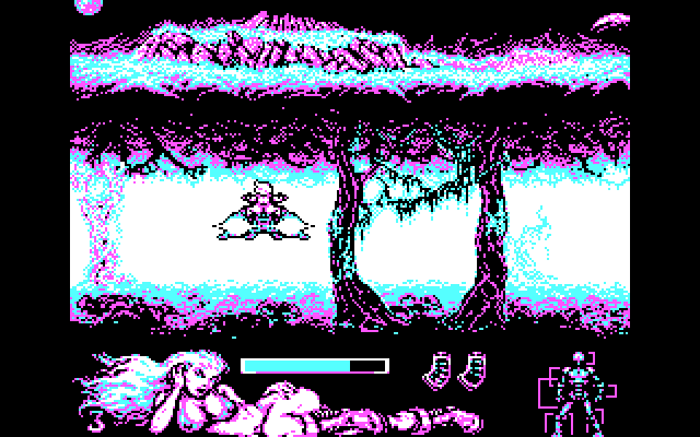 Lorna IBM PC/Compatibles Screenshot: Flying through the next level.