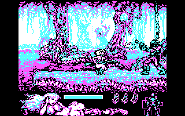 Lorna IBM PC/Compatibles Screenshot: These guys appear suddenly, be ready to duck!