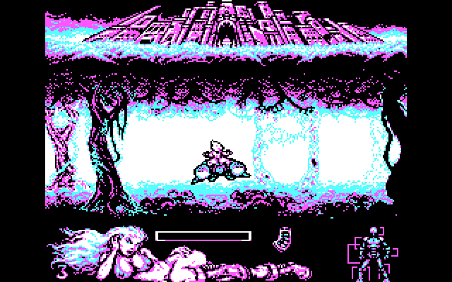 Lorna IBM PC/Compatibles Screenshot: It's another flying zone!