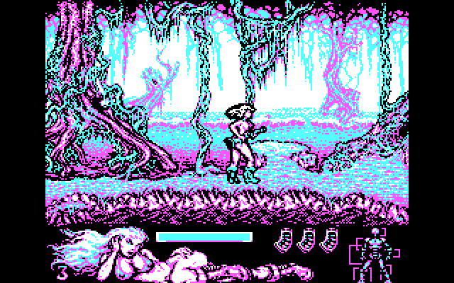 Lorna IBM PC/Compatibles Screenshot: Game start.