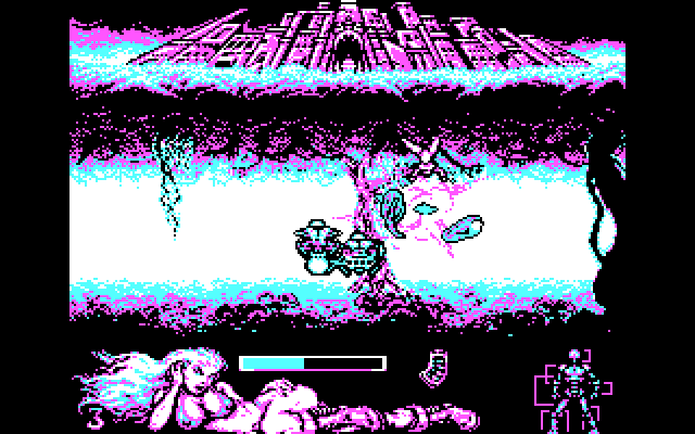 Lorna IBM PC/Compatibles Screenshot: Oops, another crash...
