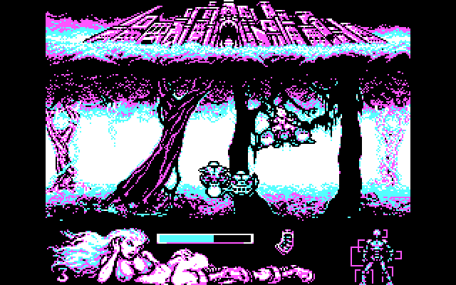 Lorna IBM PC/Compatibles Screenshot: More enemies appear here as well...