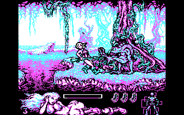 Lorna IBM PC/Compatibles Screenshot: I'm under attack!