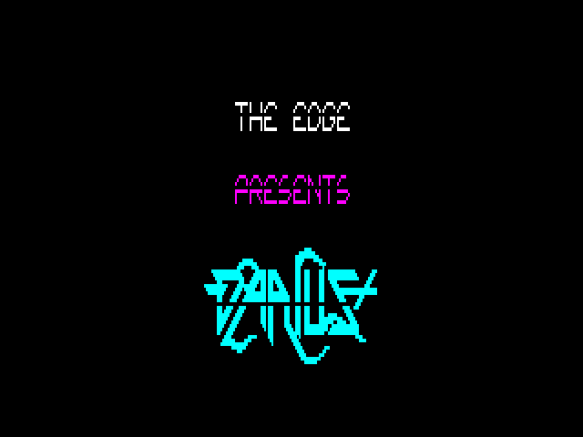 Darius+ ZX Spectrum Screenshot: Title screen.