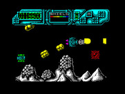 Darius+ for ZX Spectrum - Avoid or shoot the yellow blobs...