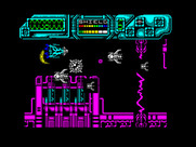 Darius+ for ZX Spectrum - Shoot the barrier before you run out of room!