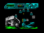 Darius+ for ZX Spectrum - Another wave of enemies appears...
