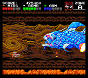 Darius+ for TurboGrafx-16 / PC Engine - The battle with King Fossil.