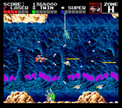 Darius+ for TurboGrafx-16 / PC Engine - There's a lot to dodge here!