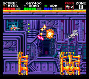 Darius+ for TurboGrafx-16 / PC Engine - Zone "B" is an alternate route after defeating King Fossil.