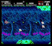 Darius+ for TurboGrafx-16 / PC Engine - Game start.
