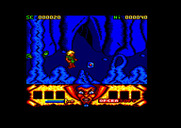 Sirwood for Amstrad CPC - Something approaches from behind...