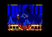 Sirwood for Amstrad CPC - Entering a cave...