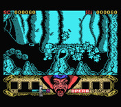 Sirwood for MSX - One large opponent destroyed, more to go!