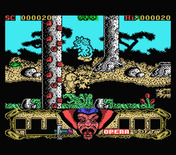 Sirwood for MSX - Fighting an opponent...