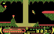 Livingstone I Presume? for IBM PC/Compatibles - Vaulting over the water...