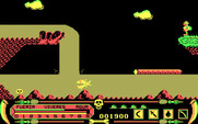 Livingstone I Presume? for IBM PC/Compatibles - You can jump on that floating log, but don't land in the water!