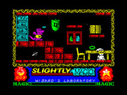 Slightly Magic for ZX Spectrum - The starting location.